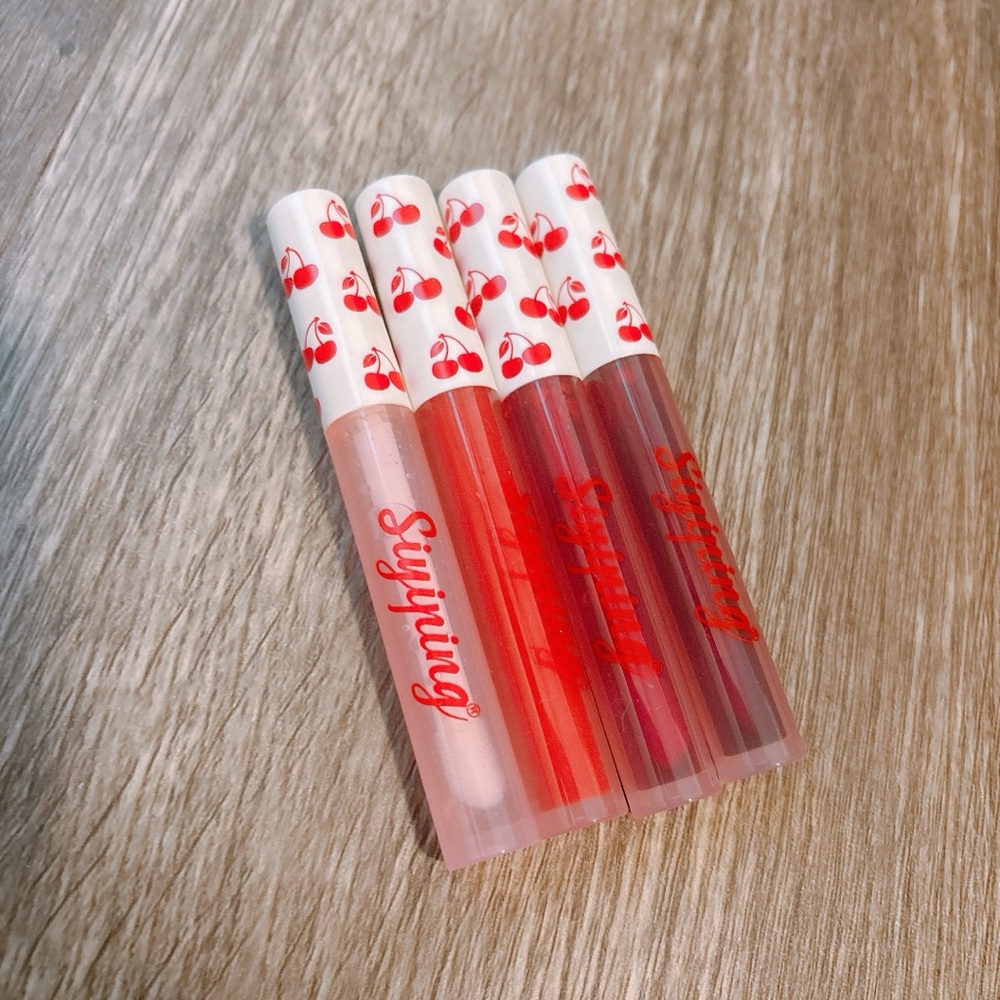 Cherry-Themed Lip Gloss Set